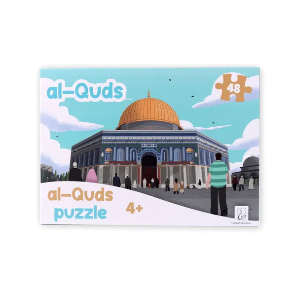 Al Quds Puzzel met 48 stukjes met de Koepel van de Rots voor kinderen
