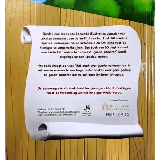 Het boek over goede Manieren 3-6 Jaar - Islamtoys.eu