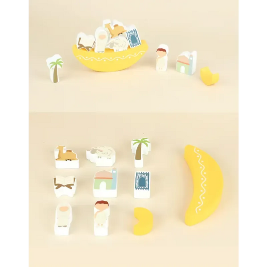 Houten Bouwblokken Hajj/umrah –Islamitisch educatief speelgoed (3+) - Islamtoys.eu