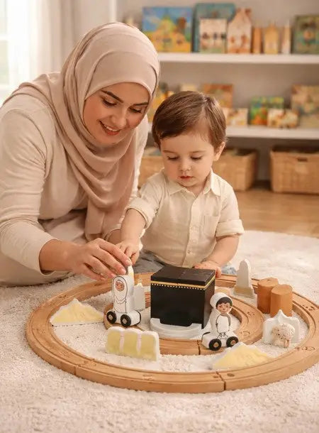 Houten Hajj & Umrah Speelset – leren door spel