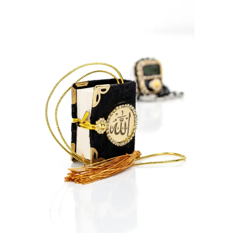 Mini Cadeauset koran/tasbih -zwart luxe - Islamtoys.eu