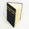 Notitieboek A5 – zwart met goudfolie Kaaba design - Islamtoys.eu