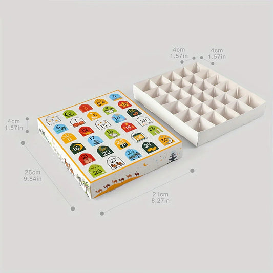Ramadan countdown calendar 30 compartments (empty)