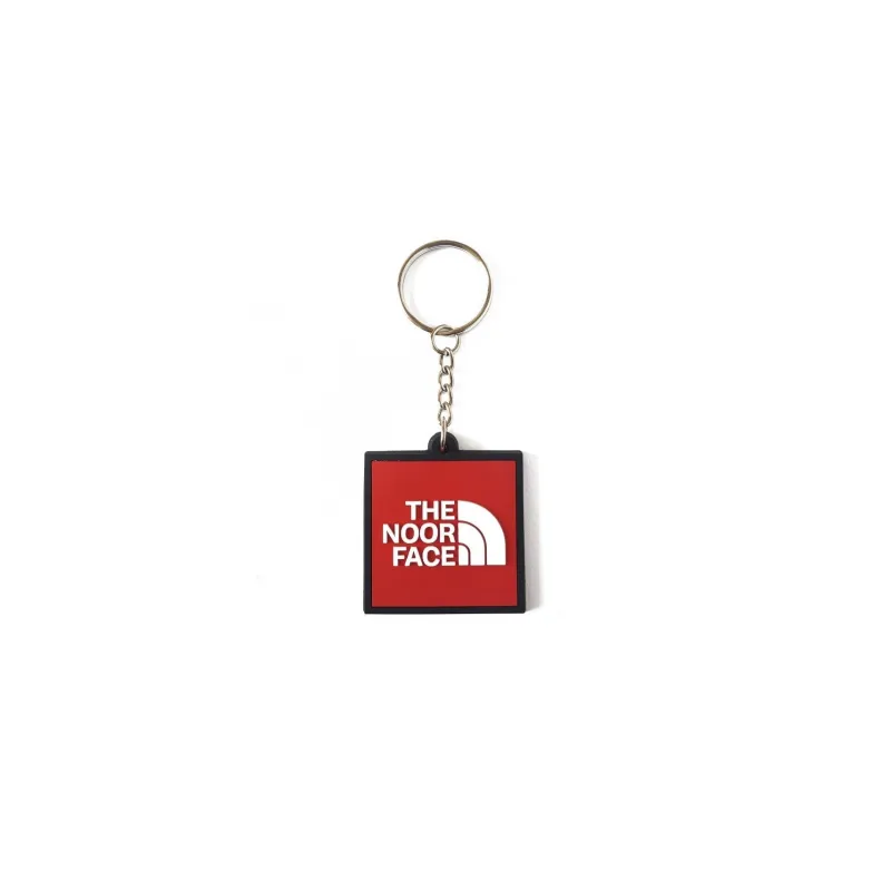 Red vierkante sleutelhanger -the noor face voor Noor Face accessoires