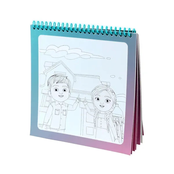 Waterkleurboek blauw Hadieth Studio - Islamtoys.eu