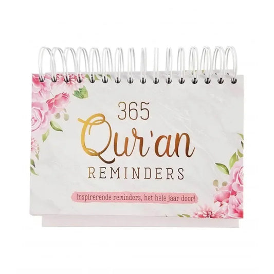 365 Qur'an reminders rosé goud - Islamtoys.eu