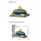 Al Aqsa Rotskoepelmoskee Bouwstenenset(lego) - (983 blokjes) - Islamtoys.eu