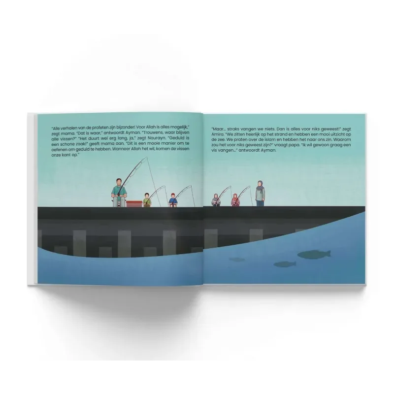 Amine en Amira gaan vissen - Islamtoys.eu