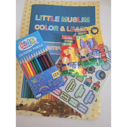 Cadeaupakket Color and Learn - Islamtoys.eu