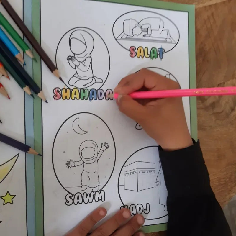 Cadeaupakket kleurboek - Islamtoys.eu