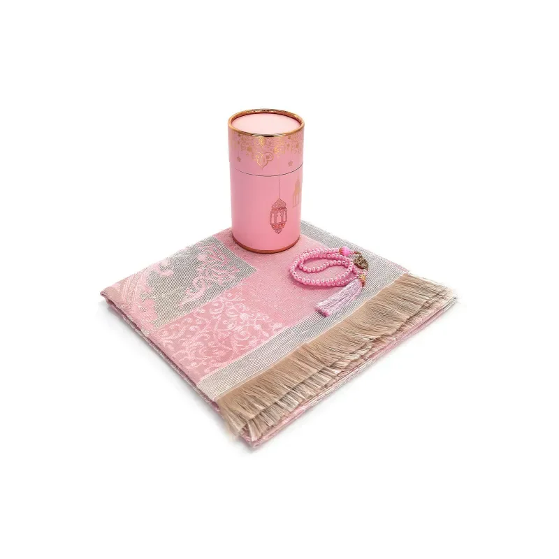 Cadeauset gebed cilinder -roze - Islamtoys.eu