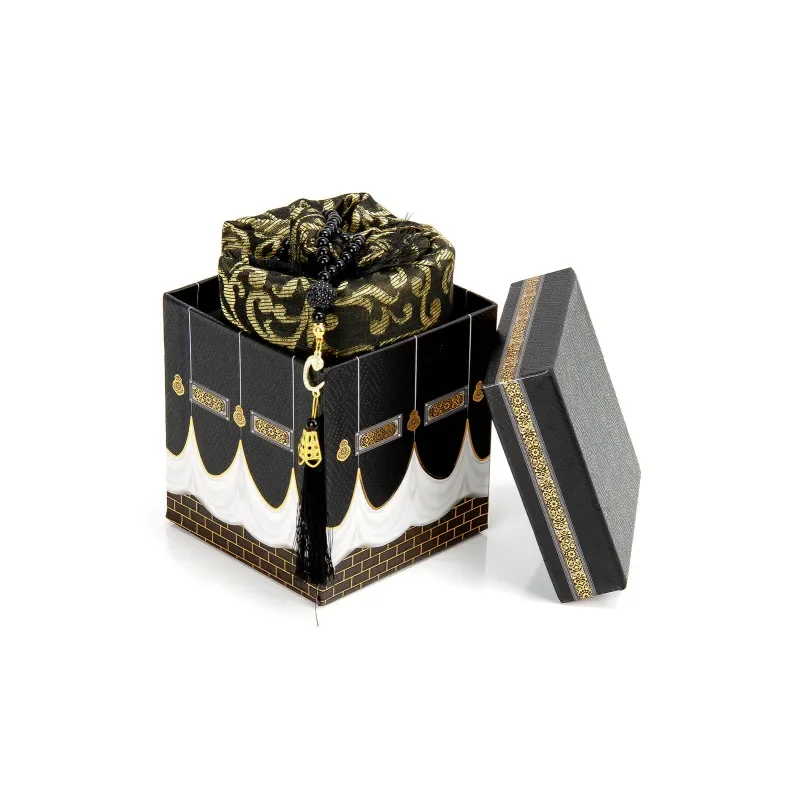Cadeauset Kaaba met Gebedskleed en tasbih - Islamtoys.eu