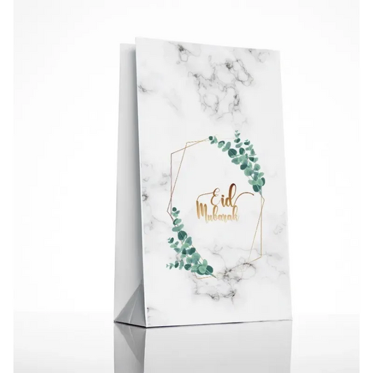 Cadeauzakjes -marmer eucalyptus (6 stuks) - Islamtoys.eu