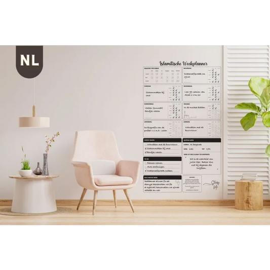 De Sticky Islamitische Weekplanner (NL) - Islamtoys.eu