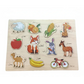 Educatieve Houten Puzzel: Arabische Dieren & Fruit