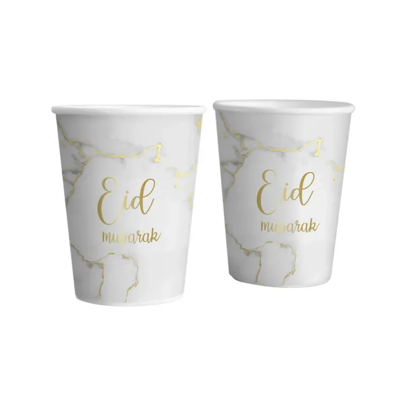 Eid bekers -marmer-goud - Islamtoys.eu