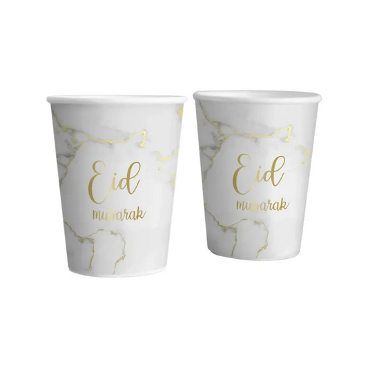 Eid bekers -marmer-goud - Islamtoys.eu