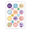 Eid mubarak uitdeelstickers voor kinderen (20 vellen) - Islamtoys.eu