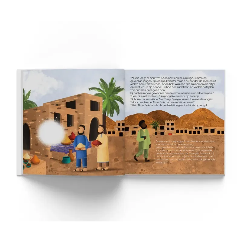 Het Verhaal van Aboe Bakr as-Siddiqﷺ - De vrienden van de Profeet 9 - Islamtoys.eu