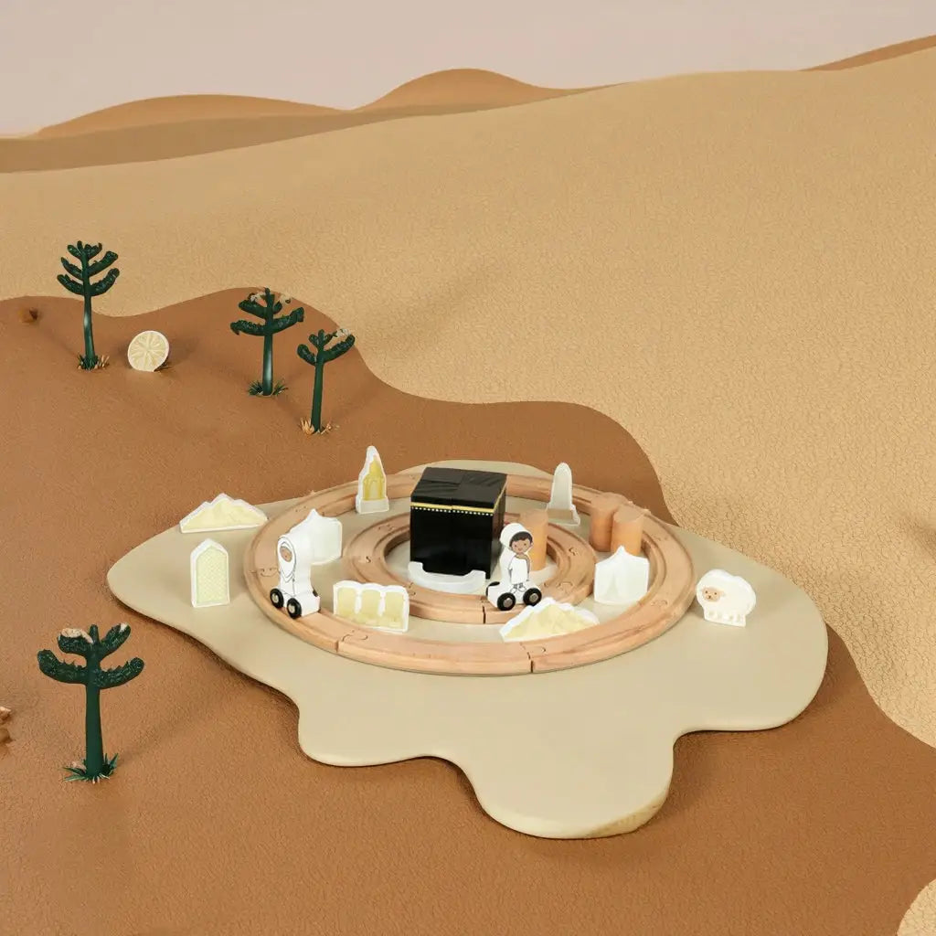 Houten Hajj & Umrah Speelset – leren door spel
