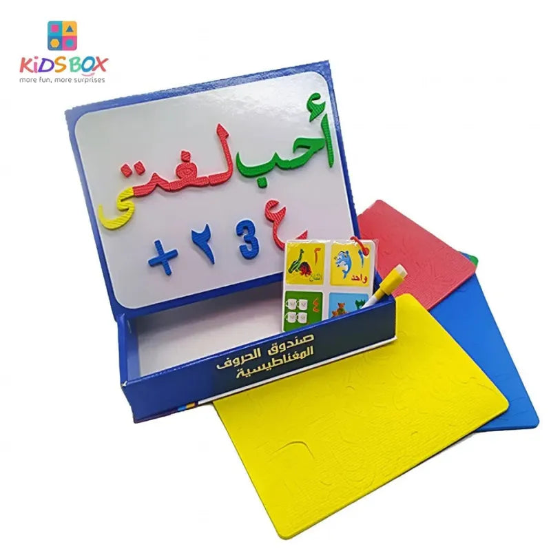 Interactieve Magnetische Letter- en Cijferset – 180-delig blauw