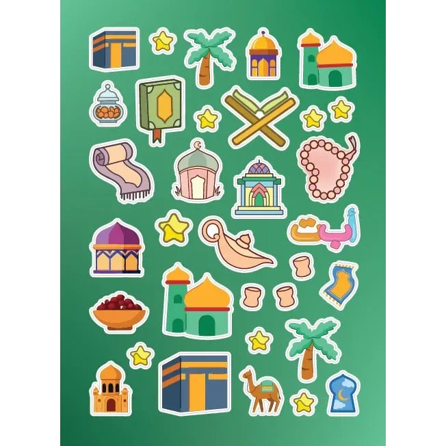 ✨ Islamitisch Stickervel – Ramadan &amp; Eid Thema ✨ - Islamtoys.eu