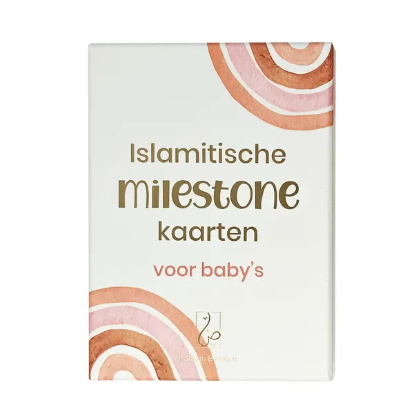 Islamitische Milestone kaarten roze - Islamtoys.eu