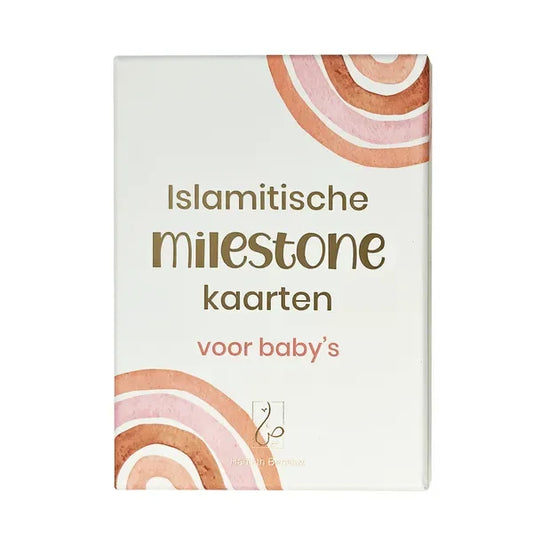 Islamitische Milestone kaarten roze - Islamtoys.eu