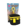 Zwarte en gouden Kaaba sleutelhanger met talbiyah-geluid, Dee Doll