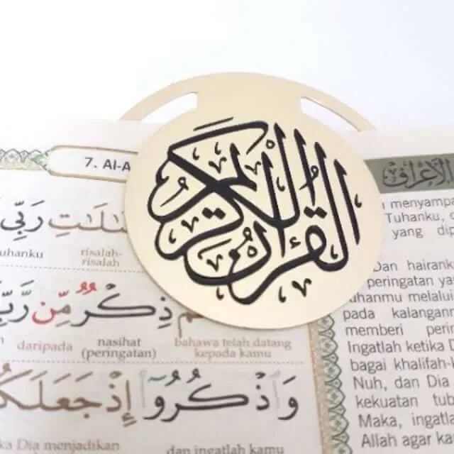 Koran boek clip Goud - Islamtoys.eu