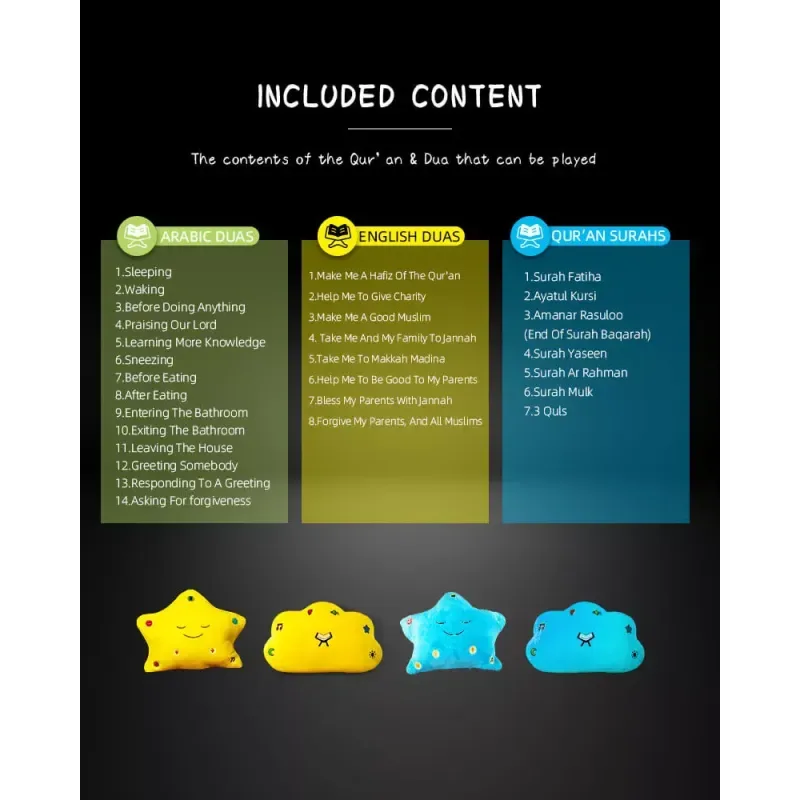 Koran & Dua Kussen - Islamtoys.eu