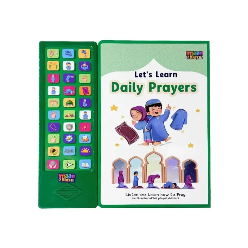 Let’s Learn Daily Prayers sound book -imaankidz - Islamtoys.eu