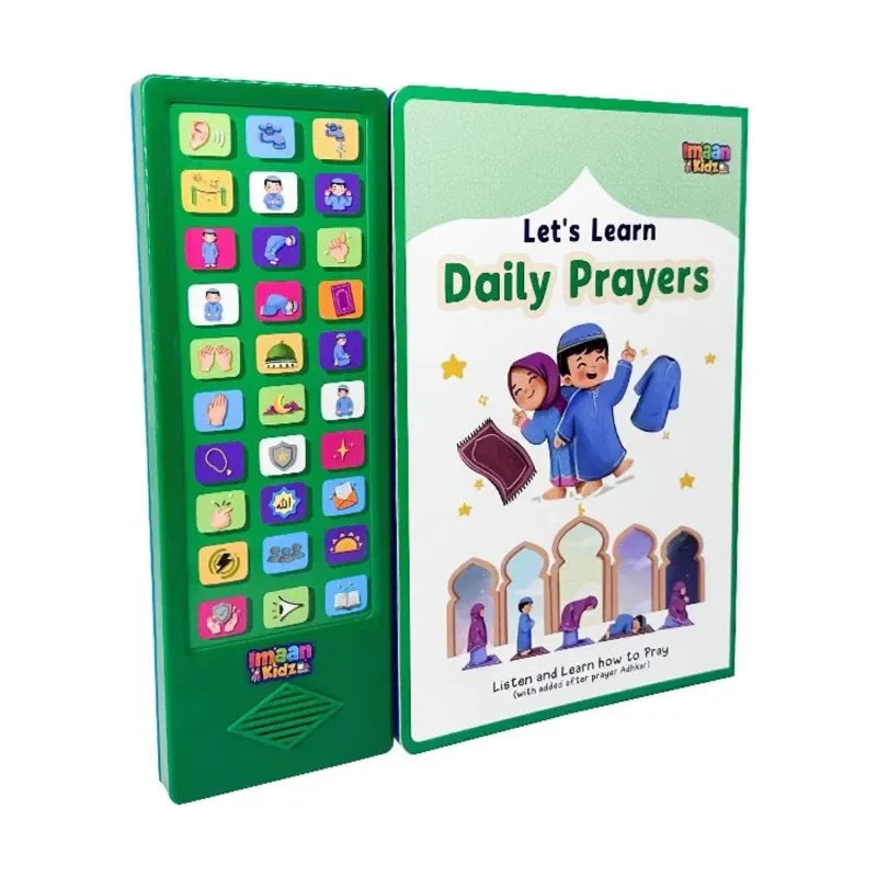 Let’s Learn Daily Prayers sound book -imaankidz - Islamtoys.eu