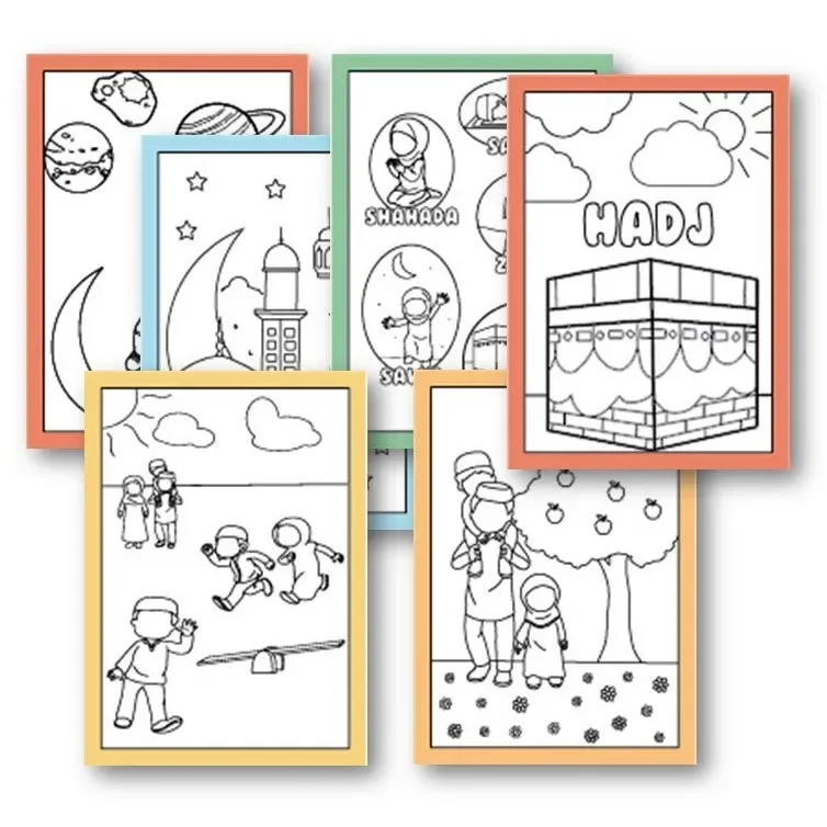 Little muslim coloring book (kleurboek) - Islamtoys.eu