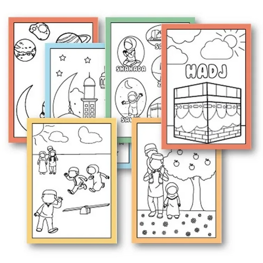 Little muslim coloring book (kleurboek) - Islamtoys.eu