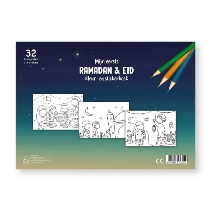 Mijn eerste Ramadan en Eid kleur-en stickerboek - Islamtoys.eu