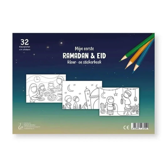 Mijn eerste Ramadan en Eid kleur-en stickerboek - Islamtoys.eu