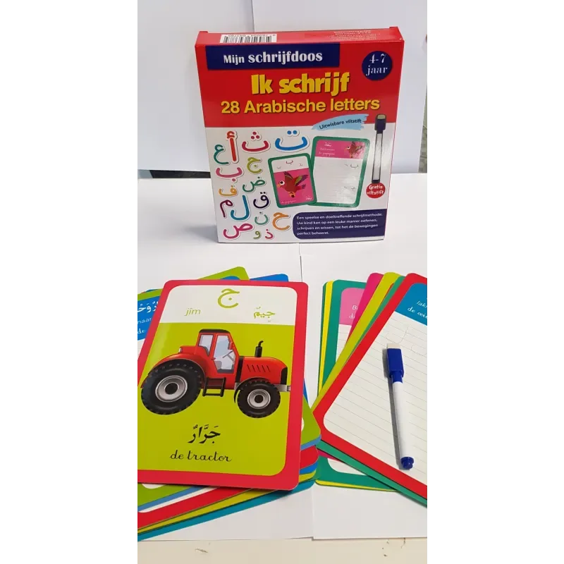 Mijn schrijfdoos -ik schrijf Arabische letters - Islamtoys.eu
