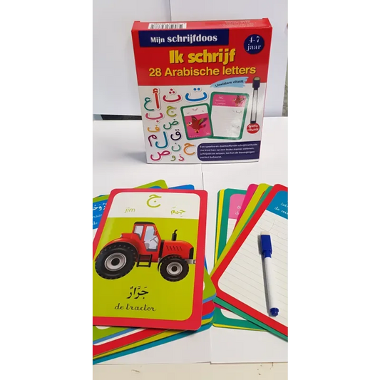 Mijn schrijfdoos -ik schrijf Arabische letters - Islamtoys.eu