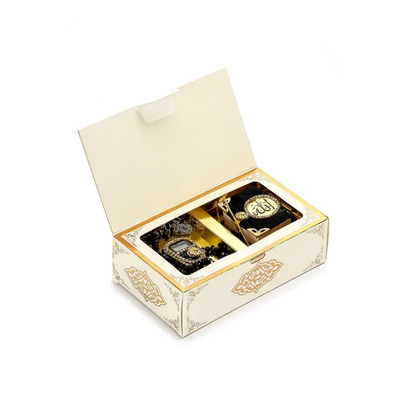 Mini Cadeauset koran/tasbih -zwart luxe - Islamtoys.eu