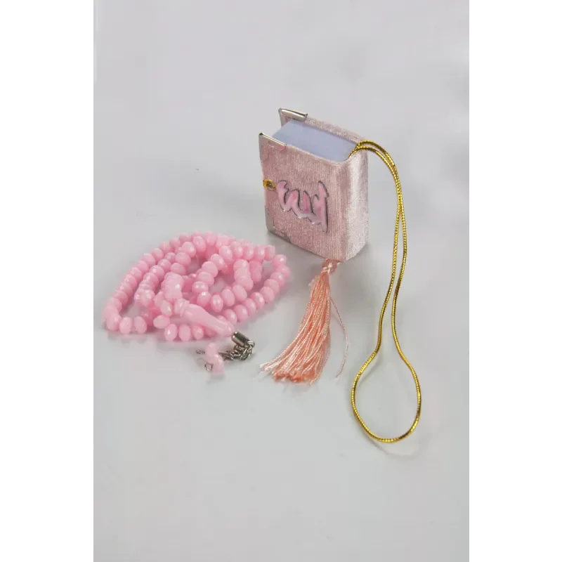 Mini cadeauset met tasbih + koran (verkrijgbaar in meerdere kleuren) - Islamtoys.eu