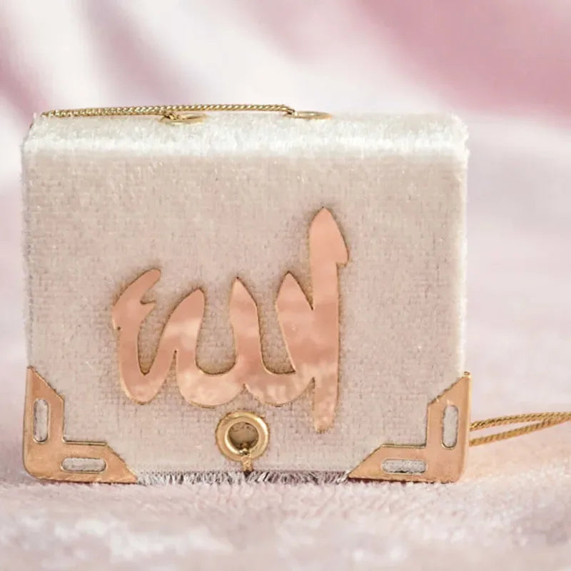 Mini Koran met fluwelen kaft - Islamtoys.eu