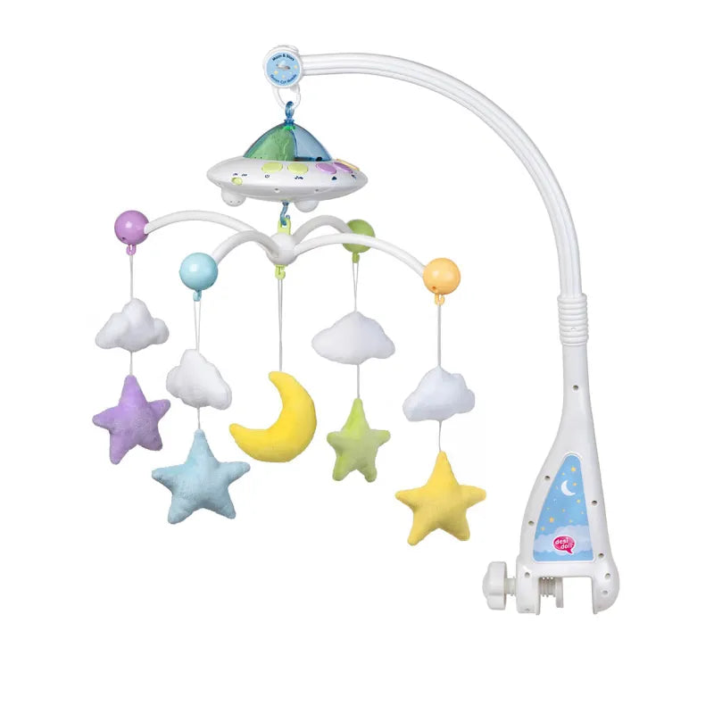 Baby mobiel met sterren, wolken en maan - Moon en Stars Quran cot mobile met afstandsbediening