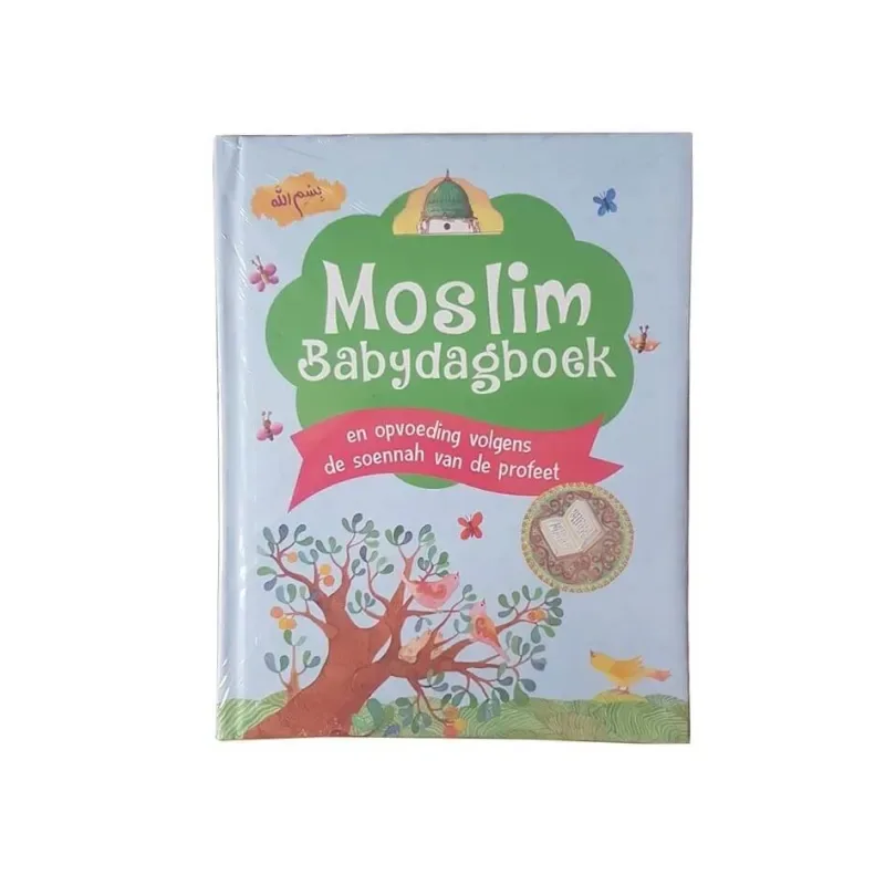 Moslim babydagboek (blauw) - Islamtoys.eu