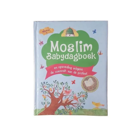 Moslim babydagboek (blauw) - Islamtoys.eu