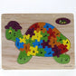 Puzzel Arabische letters -schildpad - Islamtoys.eu