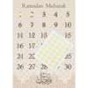 Calendrier de l'Avent du Ramadan – Conception double face de luxe 🌙✨