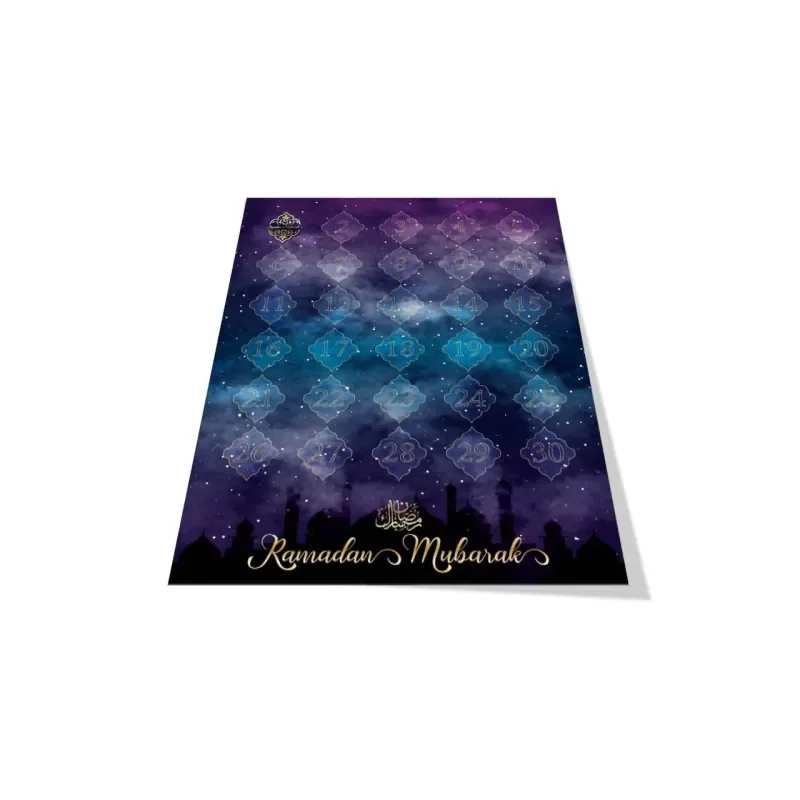 Ramadan aftelkalender (dubbelzijdig) - Islamtoys.eu
