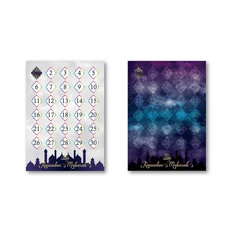Ramadan aftelkalender (dubbelzijdig) - Islamtoys.eu