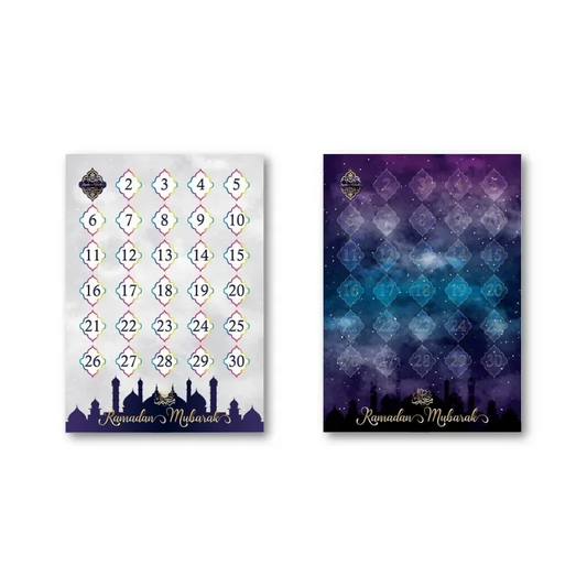 Ramadan aftelkalender (dubbelzijdig) - Islamtoys.eu